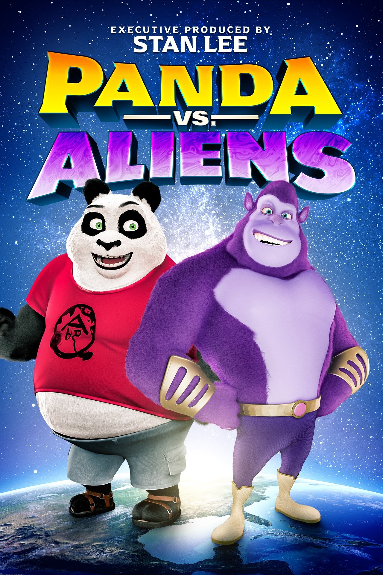 Постер Panda vs. Aliens